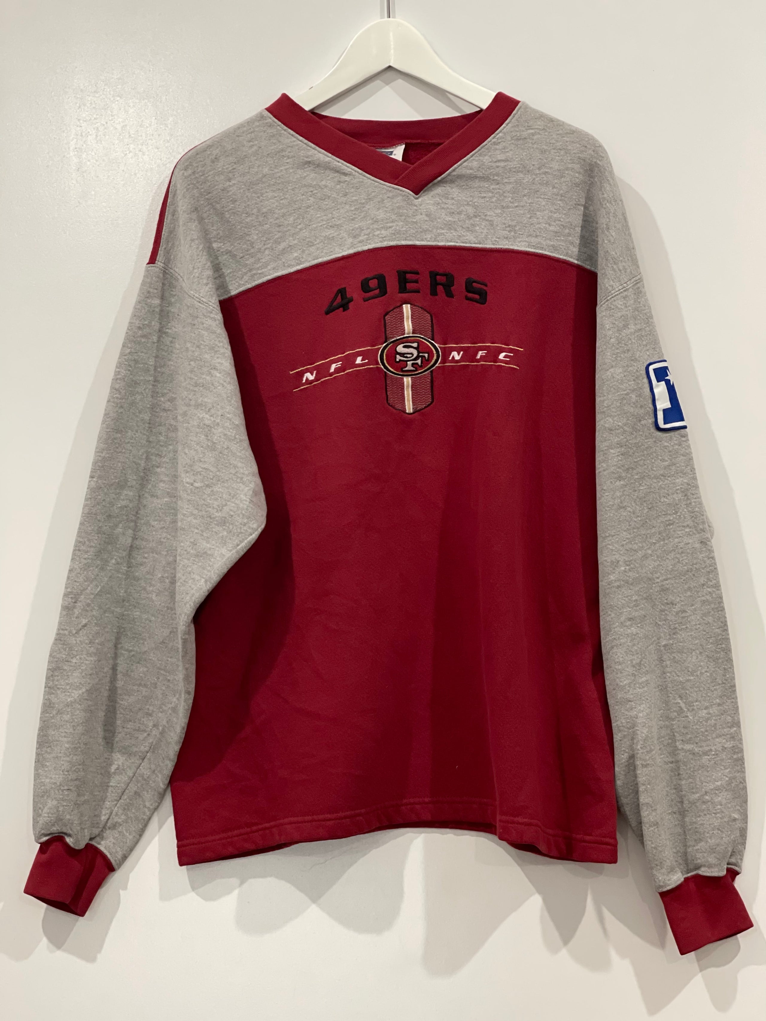 Vintage San Francisco 49ers Sweatshirt - Red on Garmentory